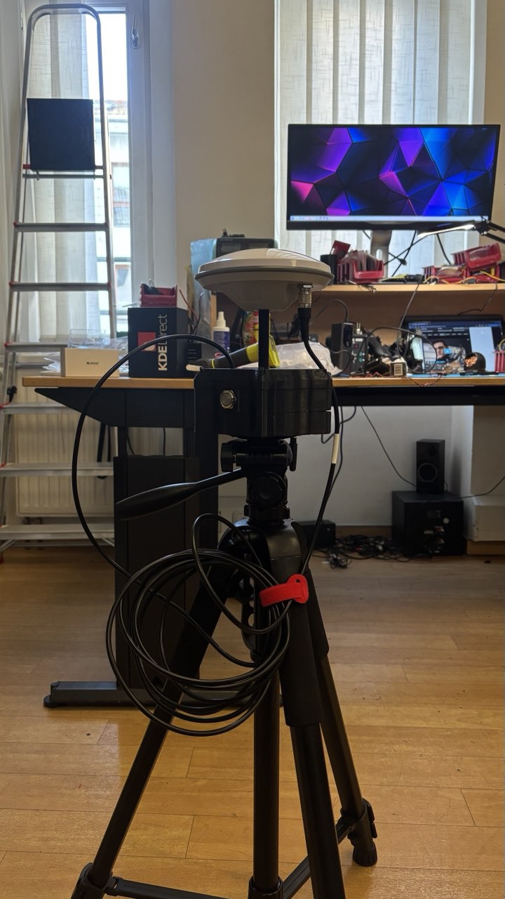 RTK Base Station side view