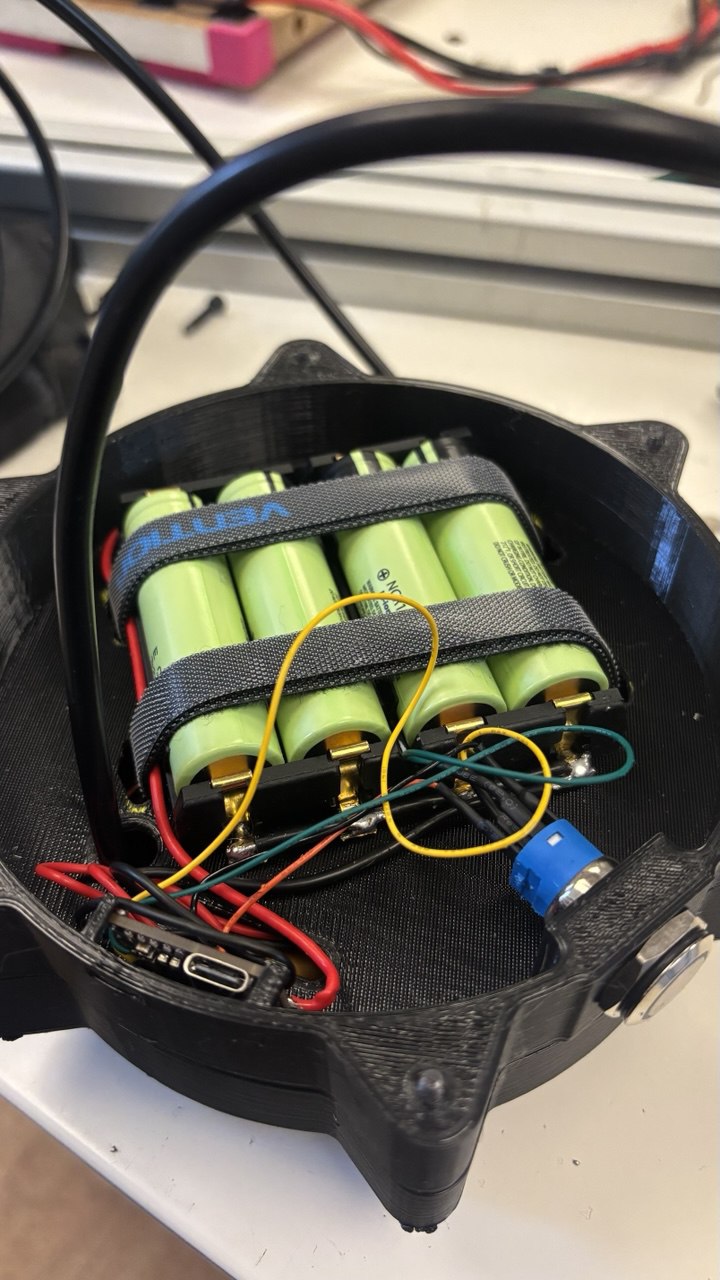 RTK Base Station battery compartment